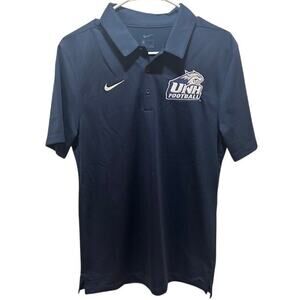 Nike UNH New Hampshire Wildcats Polo Navy Blue  Men's size large
